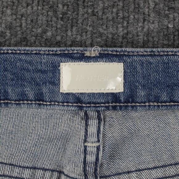 Mother Jeans Womens 30 The Rascal Skimp Straight Punk Charming Blue Light Wash - Picture 7 of 16